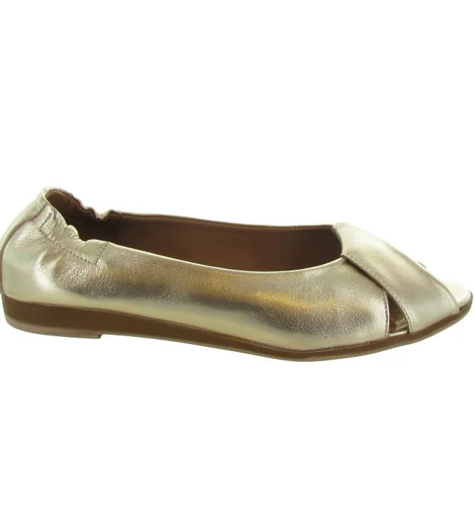 ballerines - Ballerine plate - femme - Cuir - Gris - Maroli