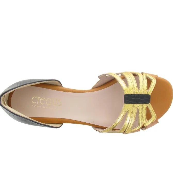 ballerines - Ballerine plate - femme - Cuir - - Creatis