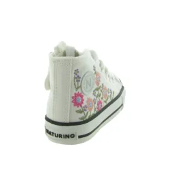 baskets et sneakers - - bebe fille - Toile - Fleurs - Naturino