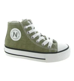 baskets et sneakers - - bebe fille - Toile - Taupe - Naturino