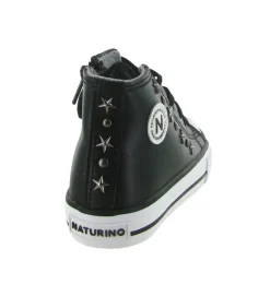 baskets et sneakers - - bebe fille - Cuir - Noir - Naturino