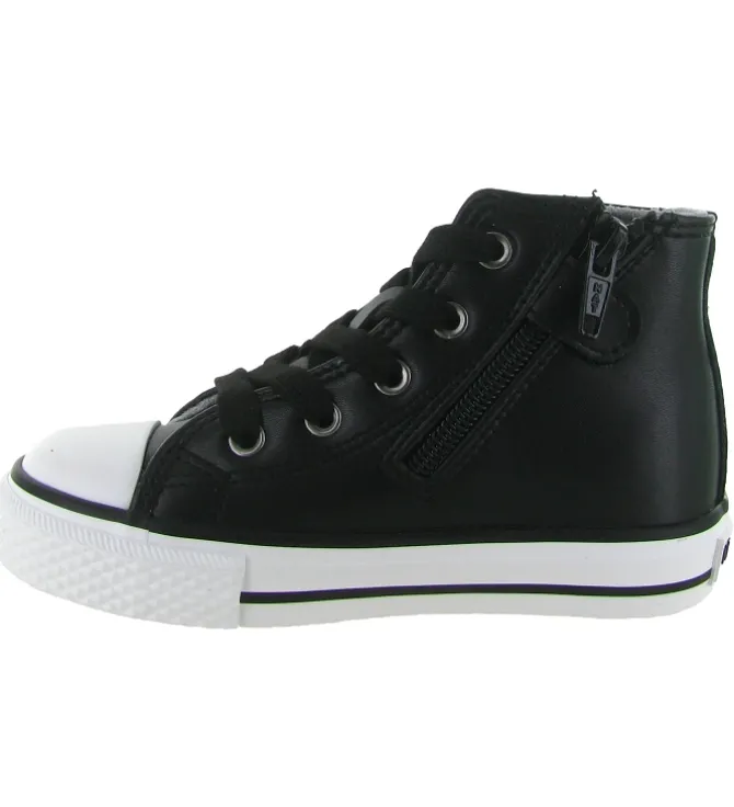 baskets et sneakers - - bebe fille - Cuir - Noir - Naturino
