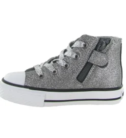 baskets et sneakers - - bebe fille - Cuir - Argent - Naturino