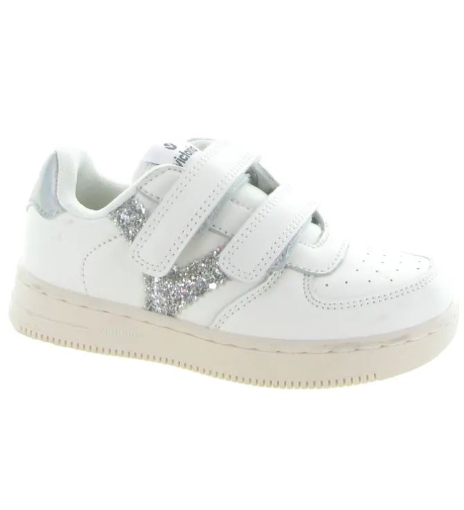 baskets et sneakers - - bebe fille - Nubuck - Blanc - Victoria
