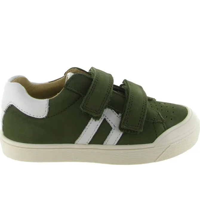 baskets et sneakers - - bebe garcon - Nubuck - Kaki - Bellamy