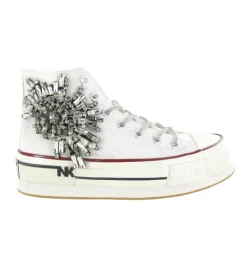 baskets et sneakers - Confort - femme - Toile - Blanc - Nan ku