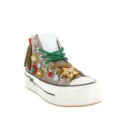 baskets et sneakers - Confort - femme - Toile - Taupe - Nan ku