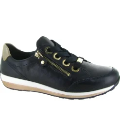 baskets et sneakers - Confort - femme - Cuir - Bleu - Ara
