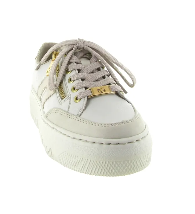 baskets et sneakers - Confort - femme - Cuir - Blanc - Rieker