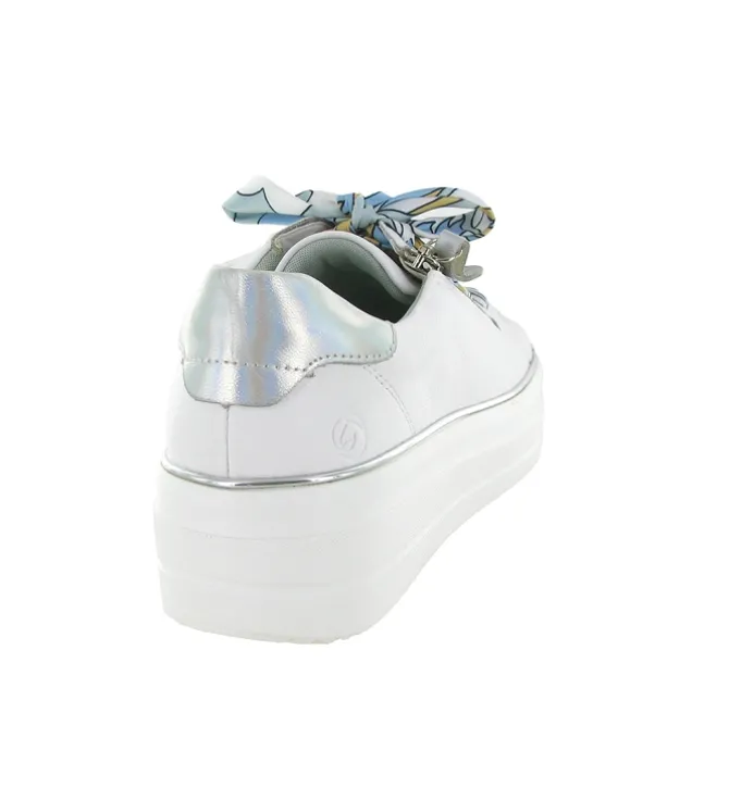 baskets et sneakers - Confort - femme - Cuir - Blanc - Remonte