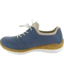 baskets et sneakers - Confort - femme - Synthétique - Bleu - Rieker