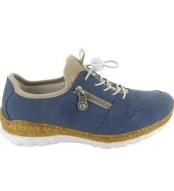 baskets et sneakers - Confort - femme - Synthétique - Bleu - Rieker