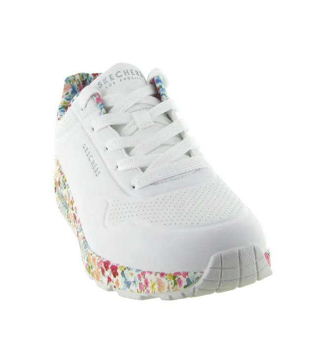 baskets et sneakers - Confort - femme - Synthétique - Blanc - Skechers footwear