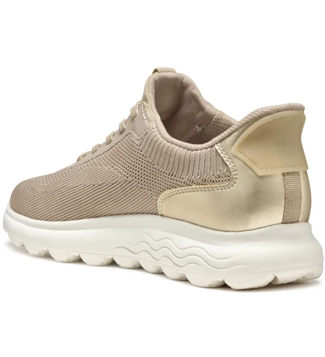 baskets et sneakers - Confort - femme - Synthétique - Or - Geox