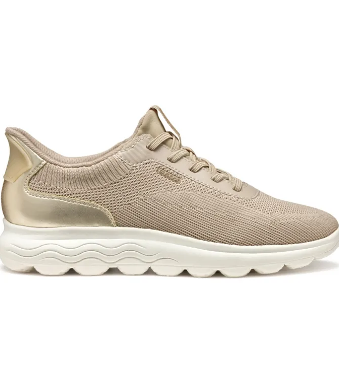 baskets et sneakers - Confort - femme - Synthétique - Or - Geox