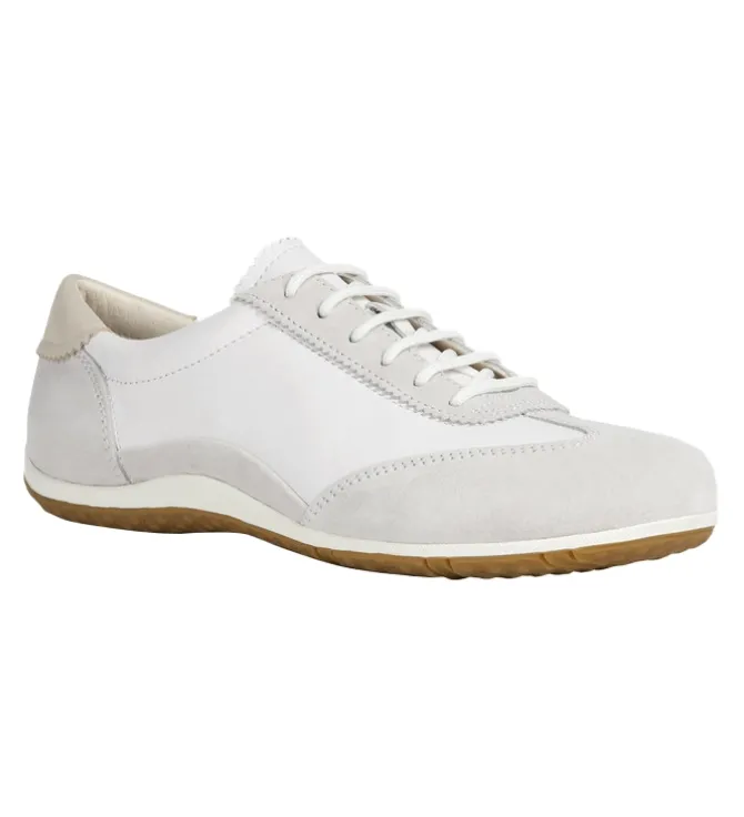 baskets et sneakers - Confort - femme - Cuir - Blanc - Geox