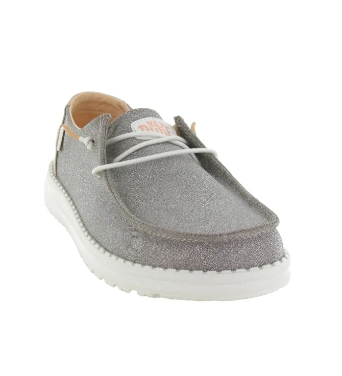 baskets et sneakers - Confort - femme - Toile - Or - Hey dude