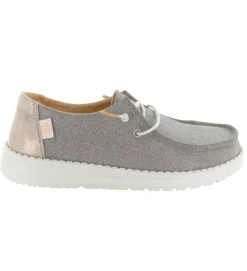 baskets et sneakers - Confort - femme - Toile - Or - Hey dude