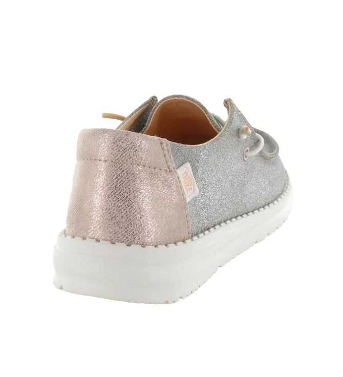 baskets et sneakers - Confort - femme - Toile - Or - Hey dude