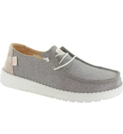 baskets et sneakers - Confort - femme - Toile - Or - Hey dude