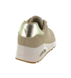 baskets et sneakers - Confort - femme - Toile - Beige - Skechers footwear