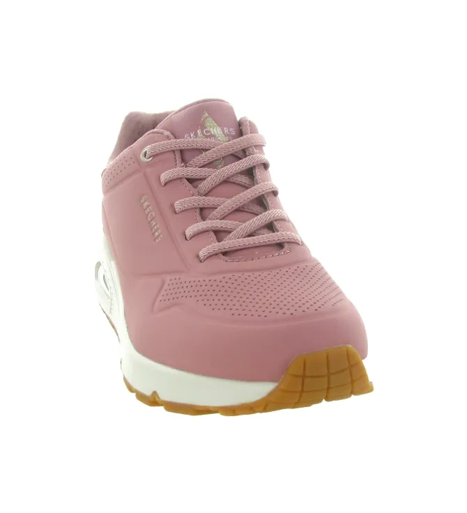 baskets et sneakers - Confort - femme - Toile - Rose - Skechers footwear