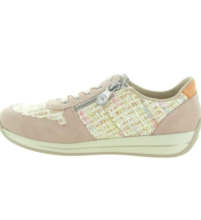 baskets et sneakers - Confort - femme - Synthétique - Rose - Rieker