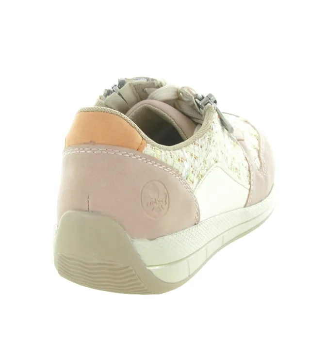 baskets et sneakers - Confort - femme - Synthétique - Rose - Rieker