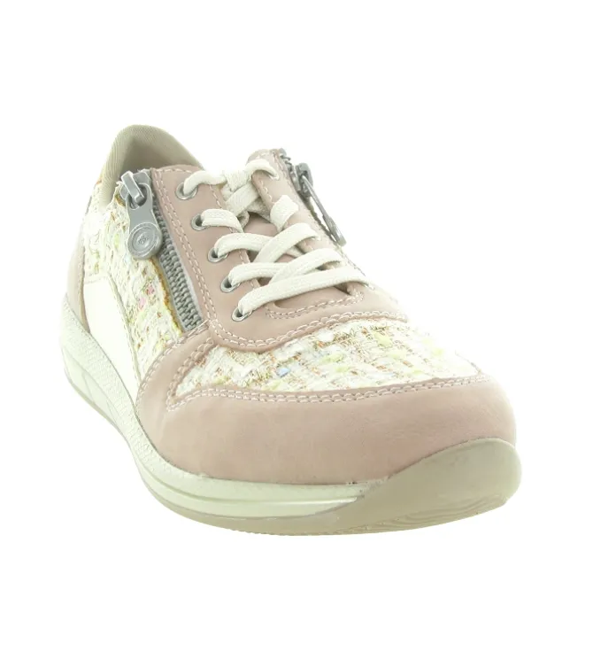 baskets et sneakers - Confort - femme - Synthétique - Rose - Rieker