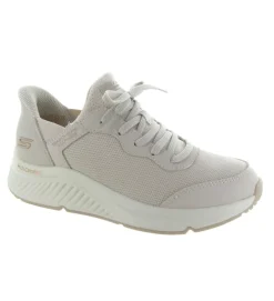 baskets et sneakers - Confort - femme - Toile - Beige - Skechers footwear
