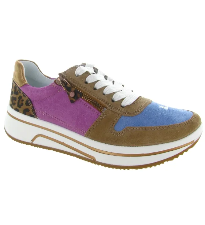 baskets et sneakers - Confort - femme - Cuir - Multicolor - Ara