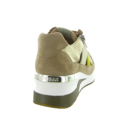 baskets et sneakers - Confort - femme - Cuir - Beige - Mamzelle