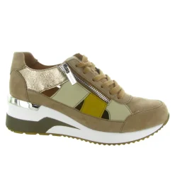 baskets et sneakers - Confort - femme - Cuir - Beige - Mamzelle