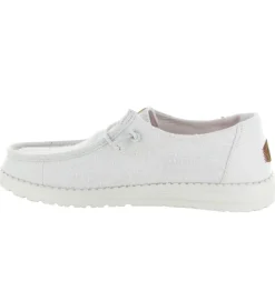 baskets et sneakers - Confort - femme - Toile - Blanc - Hey dude