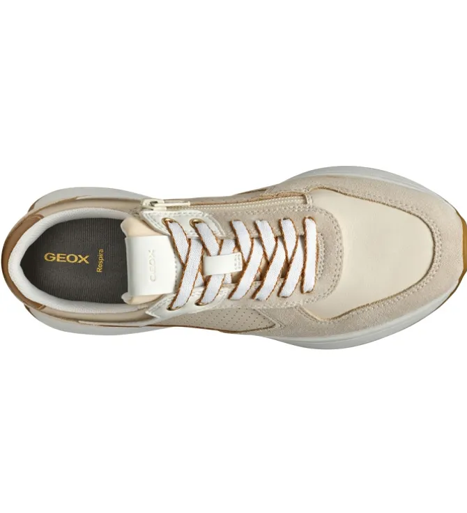 baskets et sneakers - Confort - femme - Nubuck - Beige - Geox