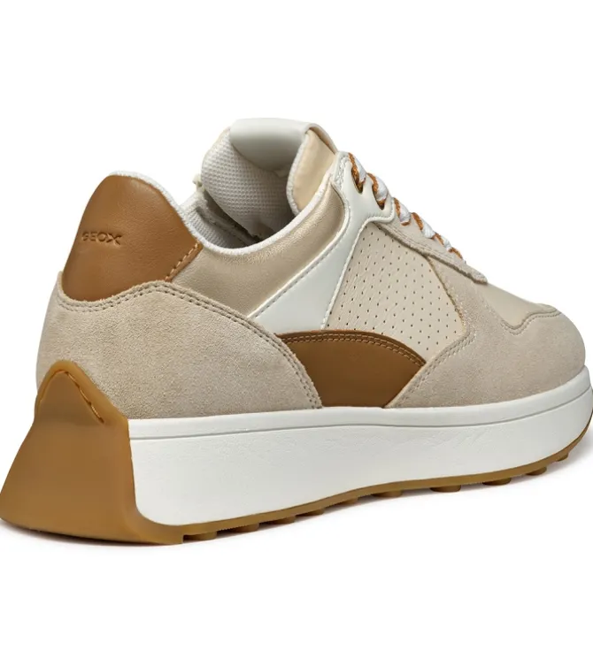baskets et sneakers - Confort - femme - Nubuck - Beige - Geox