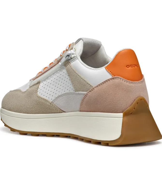 baskets et sneakers - Confort - femme - Nubuck - Blanc - Geox