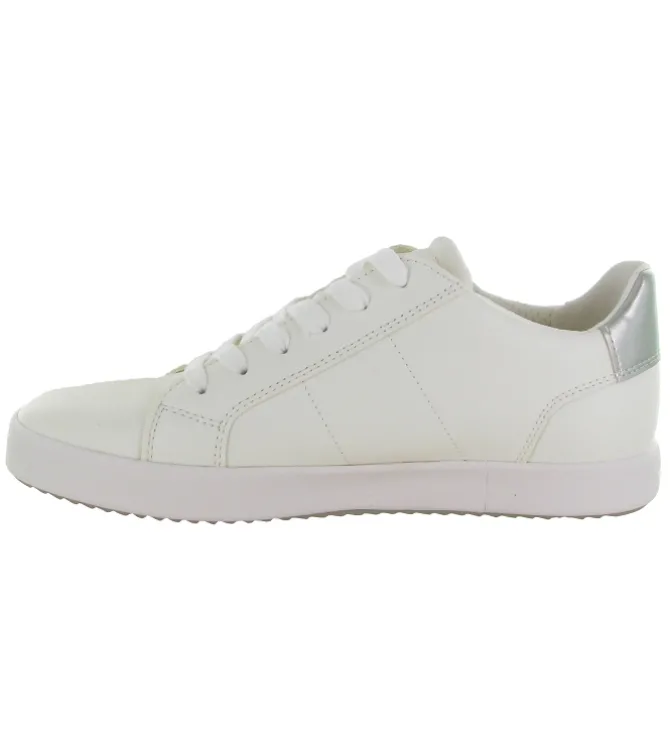 baskets et sneakers - Confort - femme - Cuir - Blanc - Geox