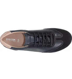 baskets et sneakers - Confort - femme - Cuir - Bleu Marine - Geox