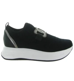 baskets et sneakers - Confort - femme - Synthétique - Noir - Softwaves