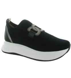 baskets et sneakers - Confort - femme - Synthétique - Noir - Softwaves