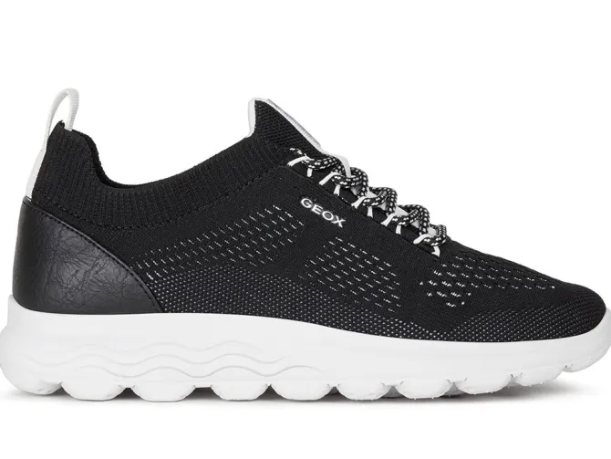 baskets et sneakers - Confort - femme - Textile - Noir - Geox