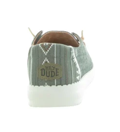 baskets et sneakers - Confort - femme - Toile - Gris - Hey dude