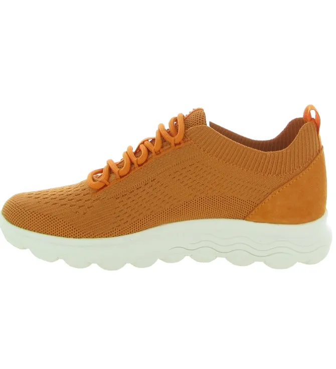 baskets et sneakers - Confort - femme - Textile - Orange - Geox