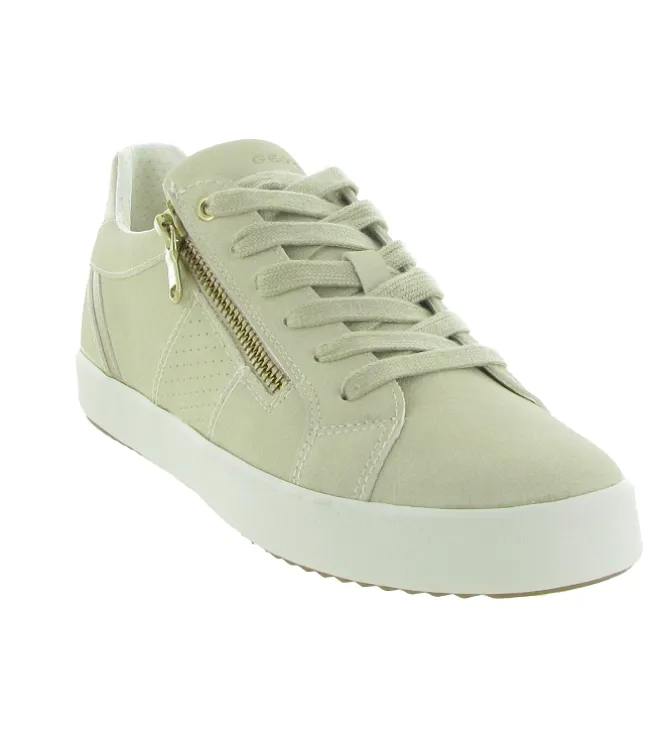 baskets et sneakers - Confort - femme - Synthétique - Beige - Geox