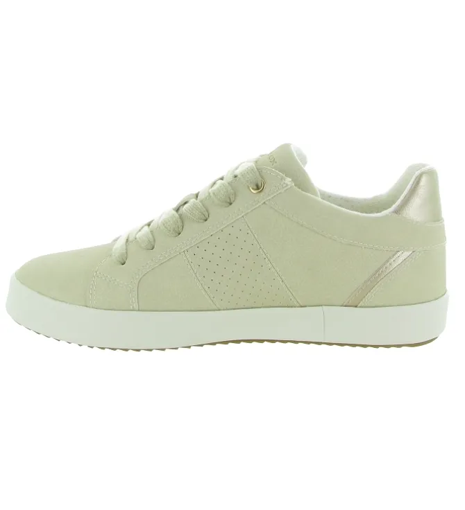 baskets et sneakers - Confort - femme - Synthétique - Beige - Geox