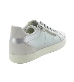 baskets et sneakers - Confort - femme - Synthétique - Argent - Geox