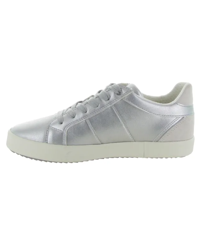 baskets et sneakers - Confort - femme - Synthétique - Argent - Geox