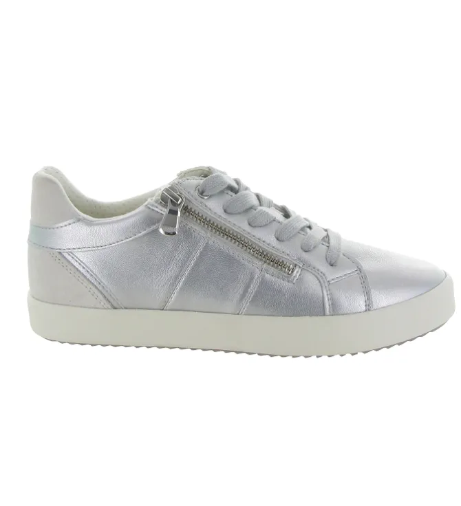 baskets et sneakers - Confort - femme - Synthétique - Argent - Geox