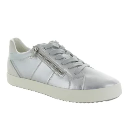 baskets et sneakers - Confort - femme - Synthétique - Argent - Geox